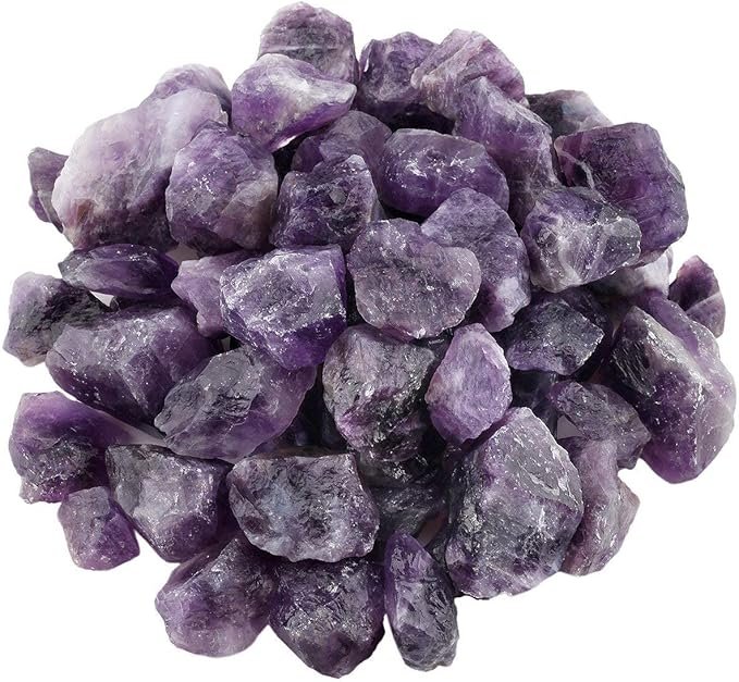 CrystalSouq Natural Raw Amethyst Rough Stone for Stress Relief & Vastu (100g) - 1 CrystalSouq Natural Raw Amethyst Rough Stone for Stress Relief & Vastu (100g) - Image 1