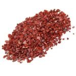 CrystalSouq Natural Red Jasper Gemstone Chips (100g) for Grounding & Stamina