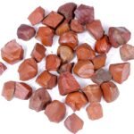 CrystalSouq Natural Red Jasper Raw Rough Stone for Endurance & Focus (200g)