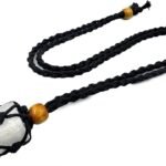 CrystalSouq Natural Rose Quartz Tumble Gemstone Pendant for Love, Emotional Healing & Harmony