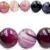 Purple stripe agate 10 mm bracelet