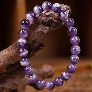 Artisan Handcrafted Certified Amethyst Gemstone Bracelet