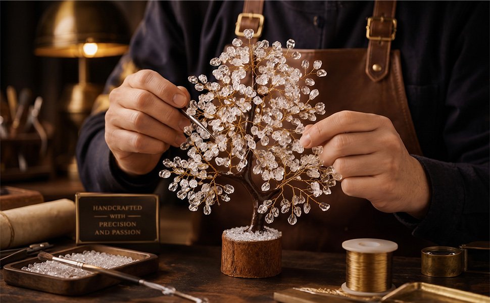 Feng Shui Clear Quartz Tree Placement