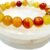 Amber stripe agate 10 mm bracelet