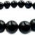 Black agate 10 mm Bracelet