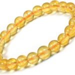 REBUY Natural Citrine 10mm Crystal Bracelet