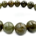 REBUY Natural Labradorite 10mm Crystal Healing Bracelet