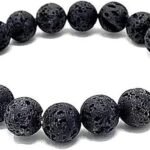 REBUY Natural Lava Rock 10mm Essential Oil Diffuser Bracelet