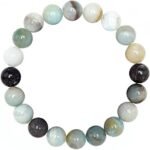 REBUY Natural Multicolor Amazonite 10mm Crystal Bracelet