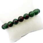 REBUY Natural Ruby Zoisite 10mm Crystal Healing Bracelet
