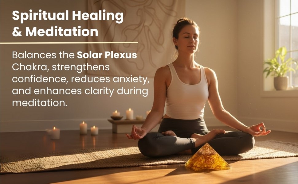 Spiritual Healing and Meditation for Solar Plexus Chakra Alignment Using Citrine